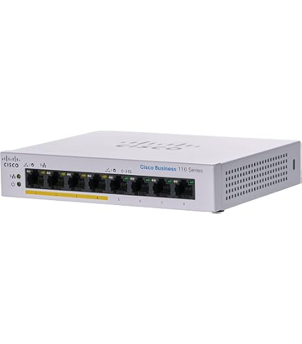 Amazon.com: Cisco Catalyst 1200-8T-D Smart Switch, 8 Port GE, Ext